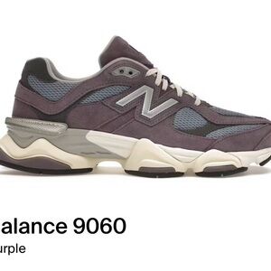 New Balance Purple and Gray 9060 Retro Runner